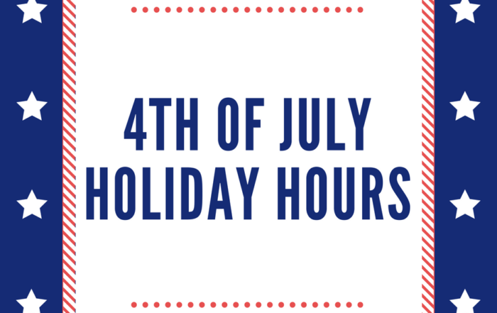 4th of July Hours
